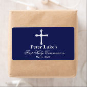 Elegantes Cross First Communion Gunst Labels (Insitu)