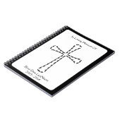 elegantes Crossbeerbuch Notizblock (Linke Seite)