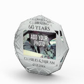 Elegantes Custom Foto 60. Hochzeit-Jubiläumsgesche (Rechts)