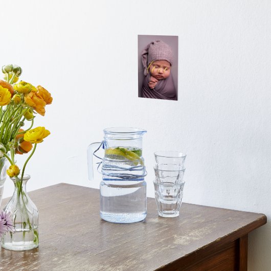 Elegantes CUSTOM FOTO LIEBE SCRIPT Real Gold Foliendrucke (Ablage(Küche))