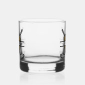 Elegantes Custom Golf Monogram Design Whiskyglas (Links)
