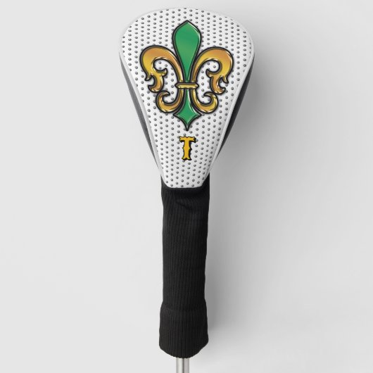 Elegantes Custom Lilie Golf Design Headcover (Vorderseite)