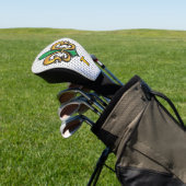 Elegantes Custom Lilie Golf Design Headcover (In SItu)