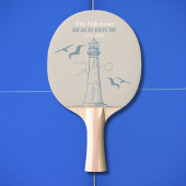 Elegantes Custom Nautical Beach House Tischtennis Schläger