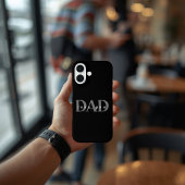 Elegantes DAD Love You schwarzes iPhone 16 Case