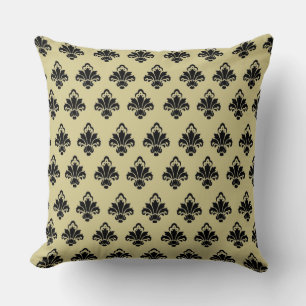 Elegantes Damask-Muster Kissen