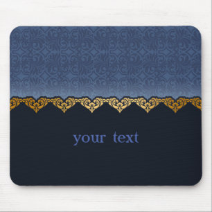 Elegantes Damask-Muster Mousepad