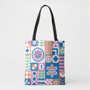 Elegantes Damask Vintages Nahtloses Muster. De Tasche