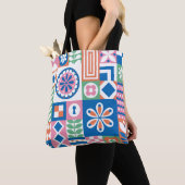 Elegantes Damask Vintages Nahtloses Muster. De Tasche (Von Nahem)