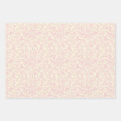 Elegantes Damask Wrapping Paper Geschenkpapier Set (Vorderseite 2)