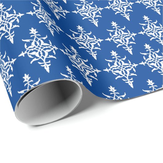 Elegantes Damaskmuster jedes Ereignis Geschenkpapier (Rolleneckpunkt)