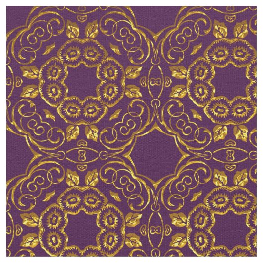 Elegantes Damast-Gewebe lila Stoff (Nahaufnahme)