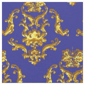 Elegantes Damast-Gewebe-Marine-Blau Stoff (Nahaufnahme)