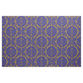 Elegantes Damast-Gewebe-Marine-Blau Stoff (Fat Quarter (45,7 x 55,9 cm))