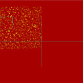 Elegantes Damast-Gewebe-Rot Stoff (Kachel)