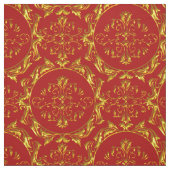 Elegantes Damast-Gewebe-Rot Stoff (Muster)