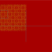 Elegantes Damast-Gewebe-Rot Stoff (Kachel)
