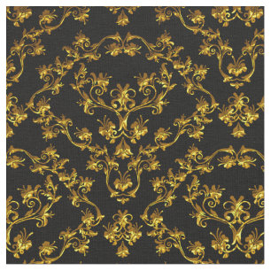Elegantes Damast-Gewebeschwarzyard Stoff