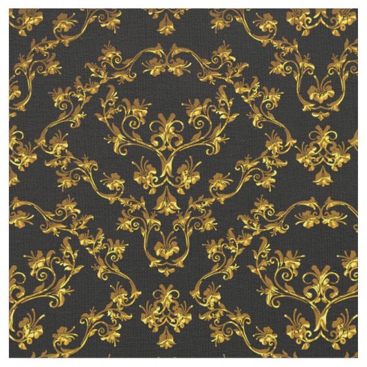 Elegantes Damast-Gewebeschwarzyard Stoff (Nahaufnahme)