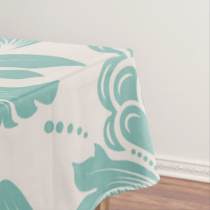 Elegantes Damast-Muster Tischdecke