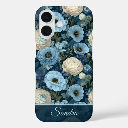 Elegantes Danke-Geschenk Ranunculus Blumen individ Case-Mate iPhone Hülle (Rückseite)
