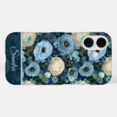 Elegantes Danke-Geschenk Ranunculus Blumen individ Case-Mate iPhone Hülle (Rückseite (Horizontal))
