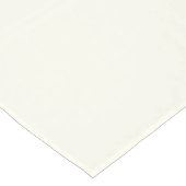 Elegantes Datum des benutzerdefinierten, schwarzen Kurzer Tischläufer (Ecke)