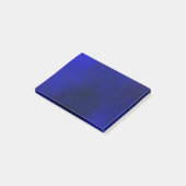 Elegantes Deep Blue Gradient Plasma Post-it Klebezettel (angewinkelt)