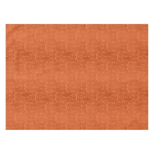 Elegantes Deep Orange Damask Muster Tischdecke (Vorderseite (Horizontal))
