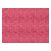 Elegantes Deep Pink Damask Muster Tischdecke (Vorderseite (Horizontal))