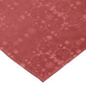 Elegantes Deep Red Damask Muster Tischdecke (Schrägansicht)
