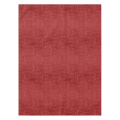 Elegantes Deep Red Damask Muster Tischdecke (Vorderseite)