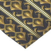 Elegantes Deko in Schwarz und Gold Kurzer Tischläufer (Ecke)