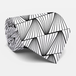 elegantes Deko Schwarz-weiß Krawatte