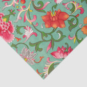 Elegantes Dekor Asiatische Blumenzwiebeln Seidenpapier (Detail)