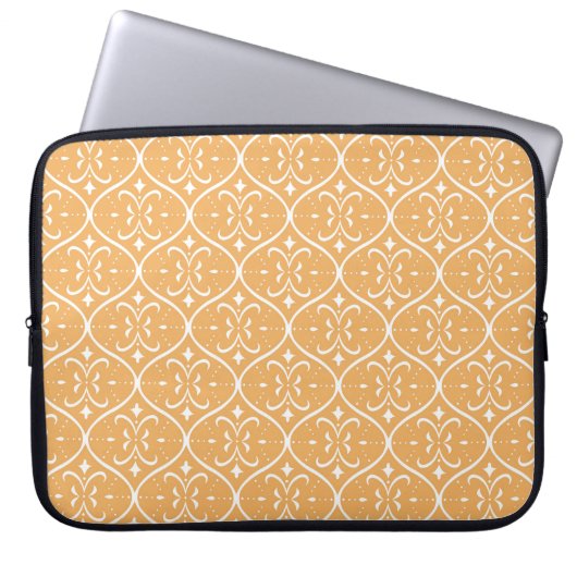 Elegantes Dekor Blühe nahtloses Muster. Orie Laptopschutzhülle (Vorderseite)