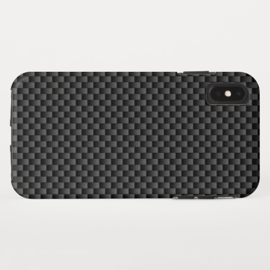 Elegantes Dekor im Carbon Fibre Style Case-Mate iPhone Hülle (Rückseite (Horizontal))