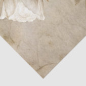 Elegantes Dekor mit weißer Blüte Seidenpapier (Ausschnitt)