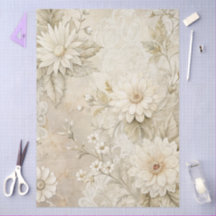 Elegantes Dekor mit weißer Blüte