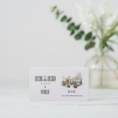 Elegantes Dekor und Design/Innendesign Visitenkarte (Stehend Vorderseite)