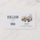 Elegantes Dekor und Design/Innendesign Visitenkarte (Vorderseite)