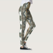 Elegantes Dekorationsmuster Leggings (Rechts)