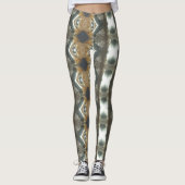 Elegantes Dekorationsmuster Leggings (Vorderseite)