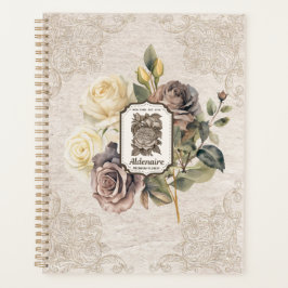 Elegantes dekoratives Florales auf Kraftpapier Rus Planer