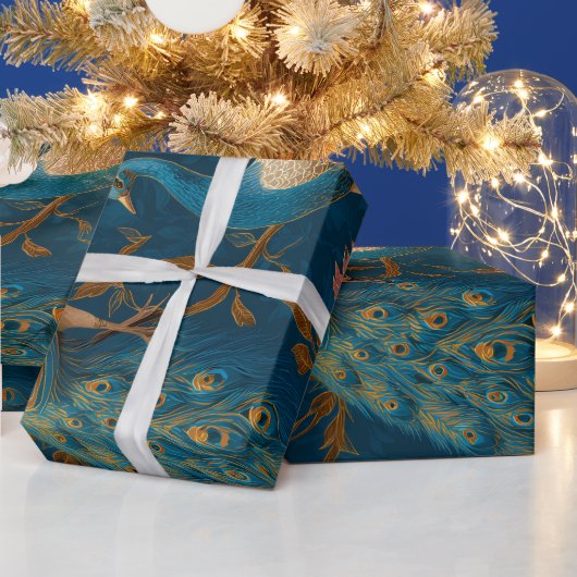 Elegantes dekoratives Geschenkpapier – Künstler (Feiertage)