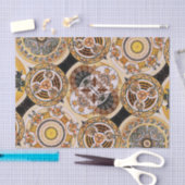 Elegantes Dekoratives Jugendstil Seidenpapier (Handwerk)