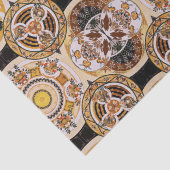 Elegantes Dekoratives Jugendstil Seidenpapier (Detail)