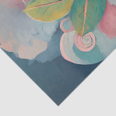 Elegantes Dekoupage-Pomegranate Seidenpapier (Detail)