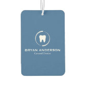 Elegantes Dental-Logo Autolufterfrischer (Rückseite)