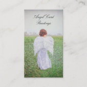 Elegantes Design Angelkarte Lesen Visitenkarte (Vorderseite)